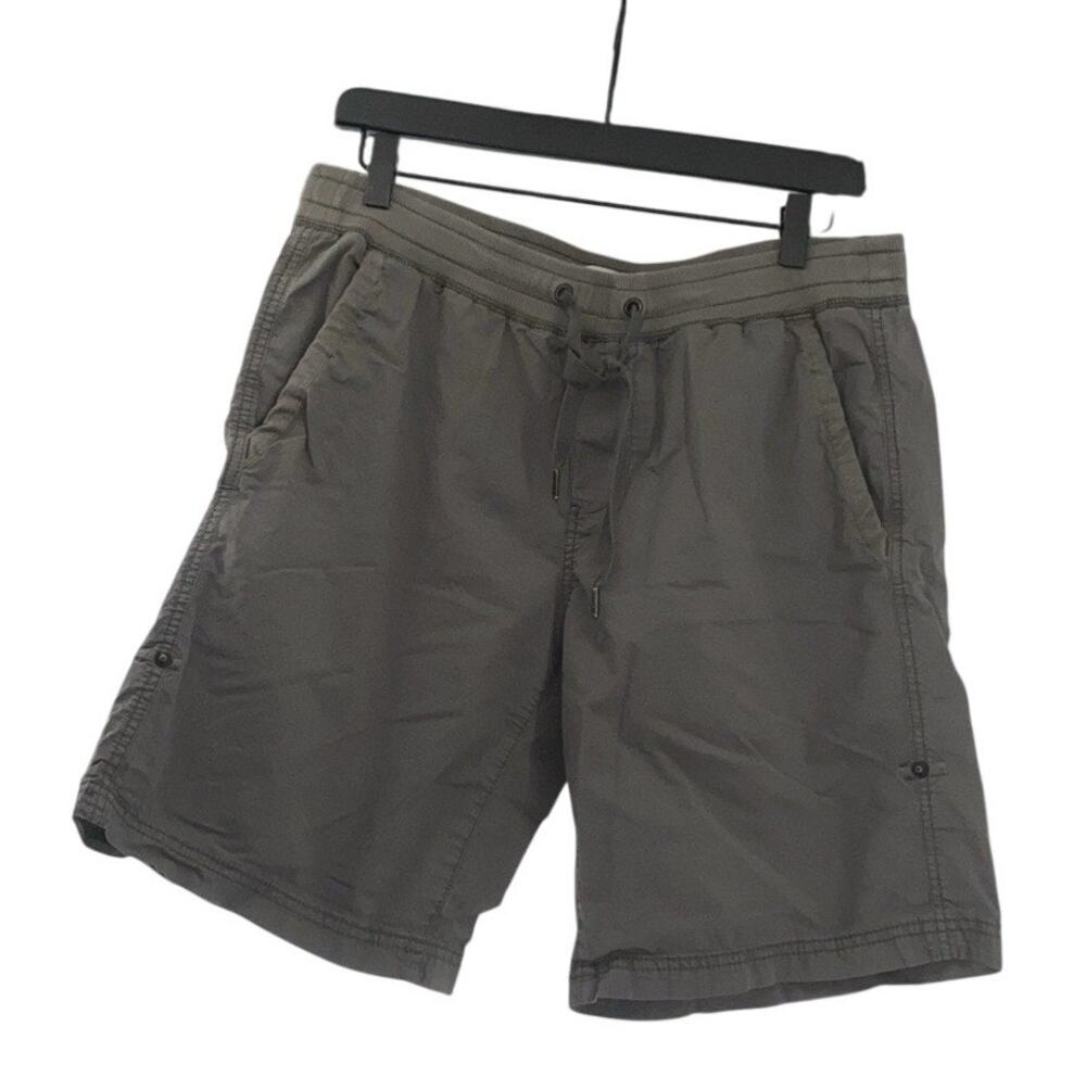 LL Bean Men's Sz Medium Shorts 8" Inseam Green Pull On Hiking Gorpcore 506768